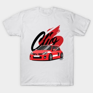 Clio V6 Phase2 Red T-Shirt